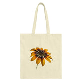 Rudbeckia Hirta Tote Bag, Black Eyed Susan Gift, Floral Print Shopper, Nature Lover Bag, Botanical Art, Gardening Tote, Flower Tote - Tawshia